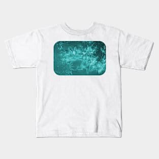 Aqua Ice Crystals Kids T-Shirt